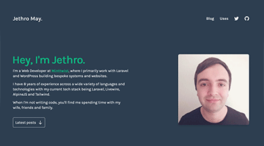 Website screenshot